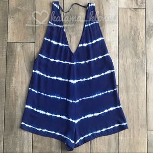 💙SOLD💙FOREVER 21 tie dye romper coverup S